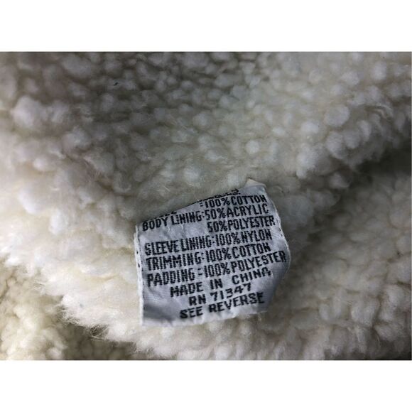 Vintage 1990’s Gitano Denim Coat Jean Jacket Western Lining Women’s SZ L - Picture 8 of 12